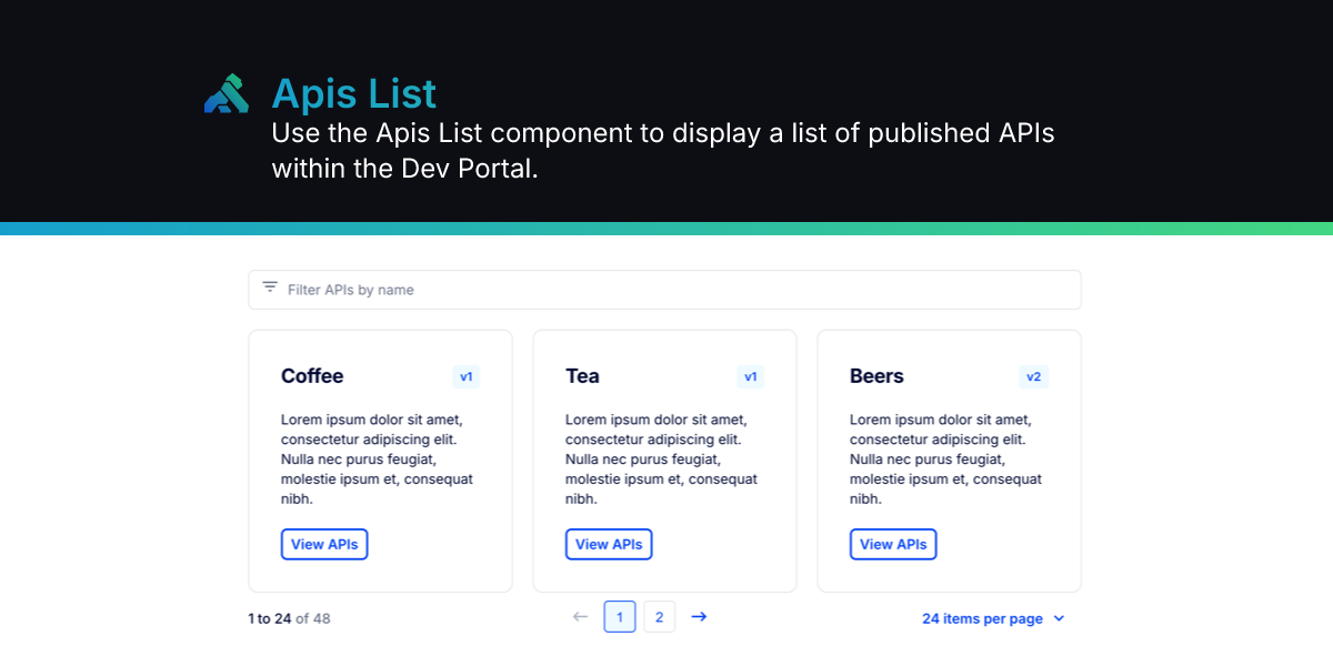 Apis List | Kong Konnect Developer Portal Docs